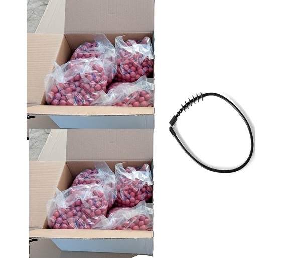 Paintball en plastique de calibre. 68 (100 pièces) moitiés pressées