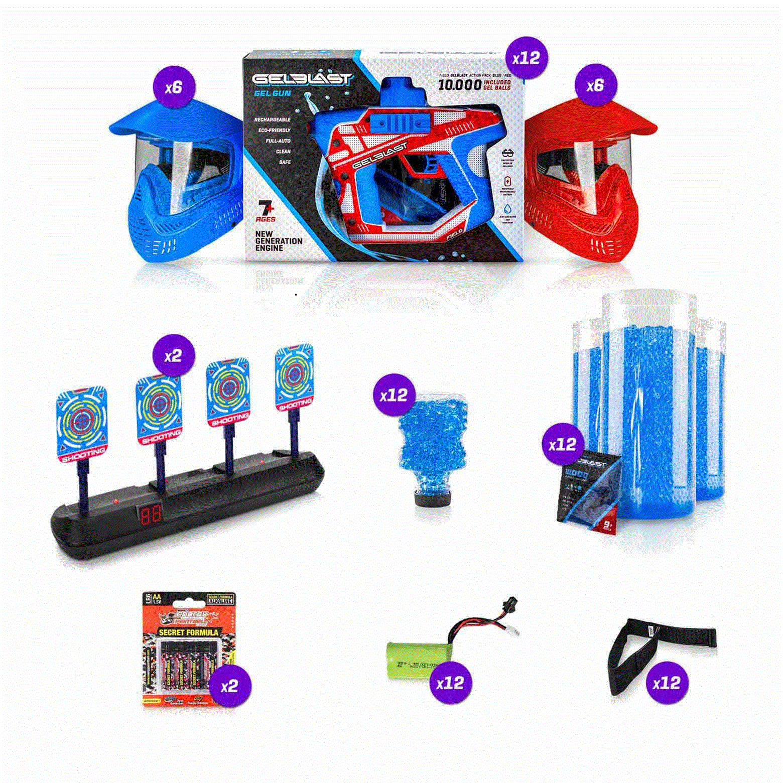 Field 12 x GelBlast Pro Pack   - consult for price