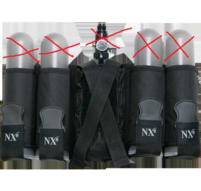 NXe Pak 4+1 Pod and Tank Black